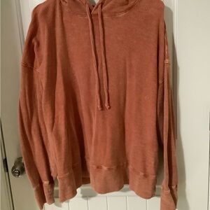 Natural Reflections Hoodie with Drawstring and Ribbed Cuffs